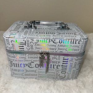 🤍Juicy Couture Iridescent Cosmetic Traincase ❤️🧡💛💚🩵💜🤍